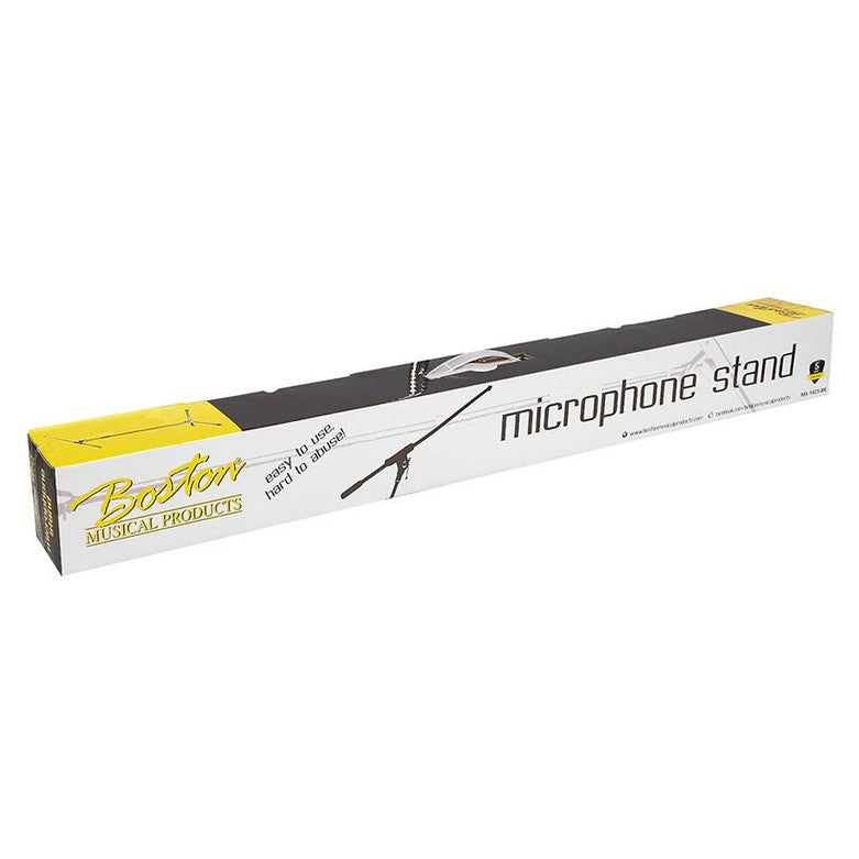 Boston MS-1400-BK Stage Pro Series microfoonstatief met hengel zwart