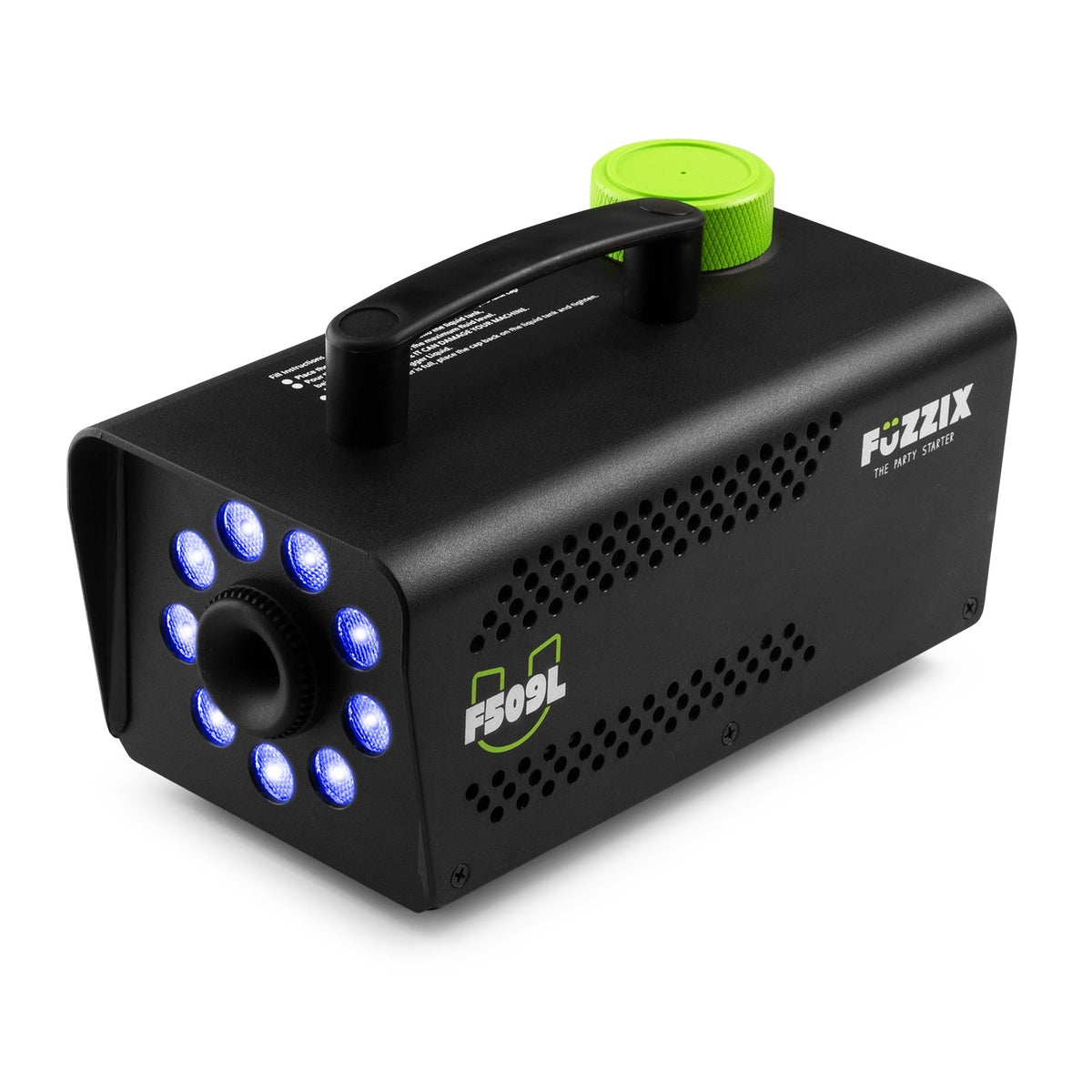 Fuzzix F509L Party Rookmachine – 500W met 9x RGB LED’s en Draadloze Afstandsbediening