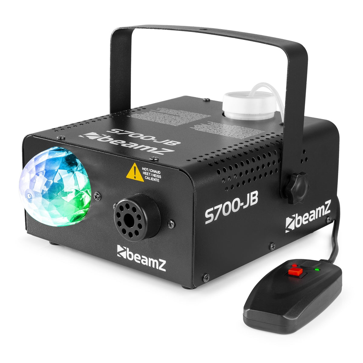 beamZ S700-JB Rookmachine 700W met Jelly Ball RGB LED en Dubbele Afstandsbediening
