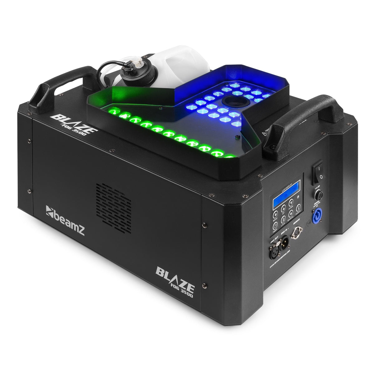 beamZ BLAZE3500 Verticale Rookmachine met 48x 4W RGBA LED's – 3500W