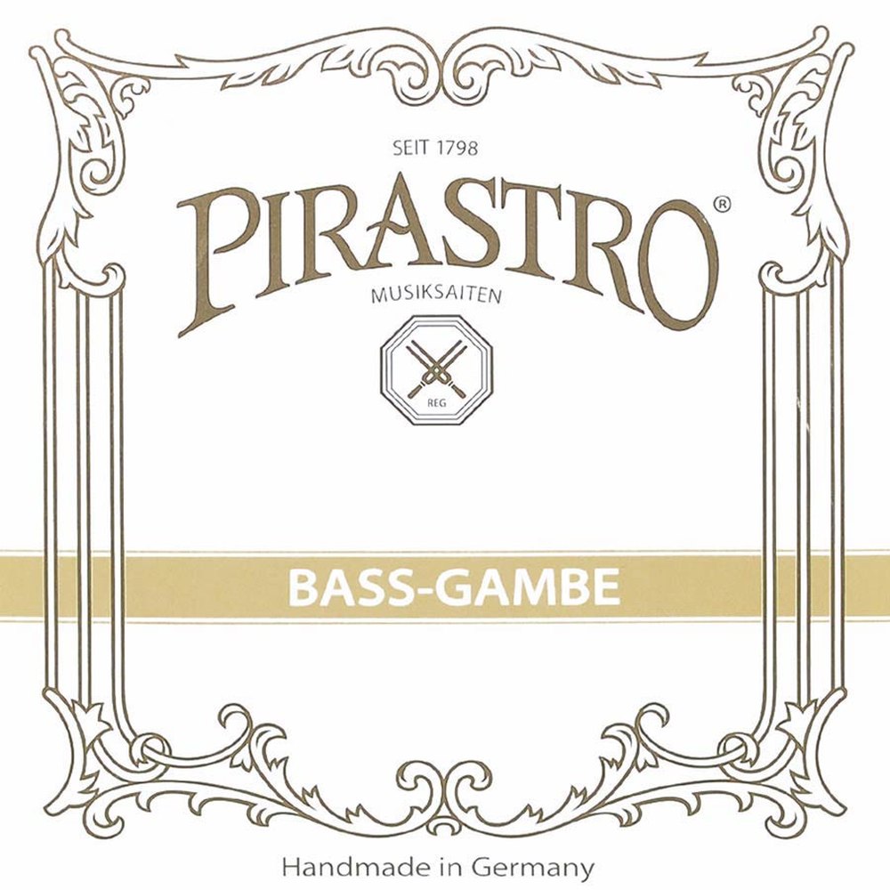 Pirastro P257520 bass tenor -gamba string G-5 24 1/2 , gut core, silver-plated