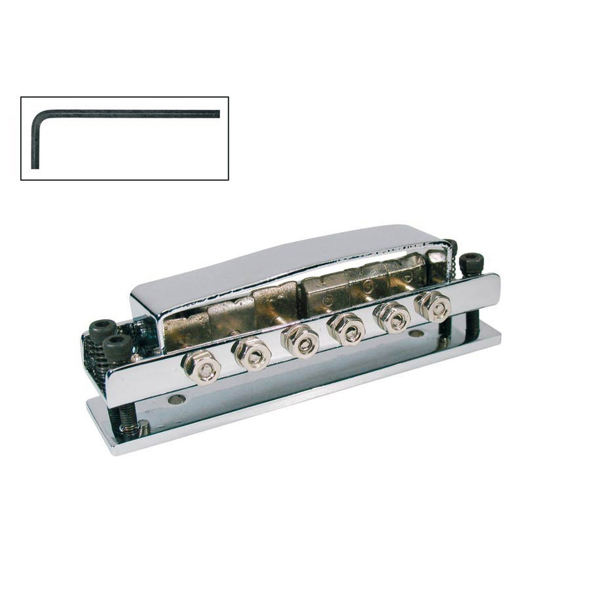 Boston B-210-N brug voor e-gitaar, RICK model, nikkel