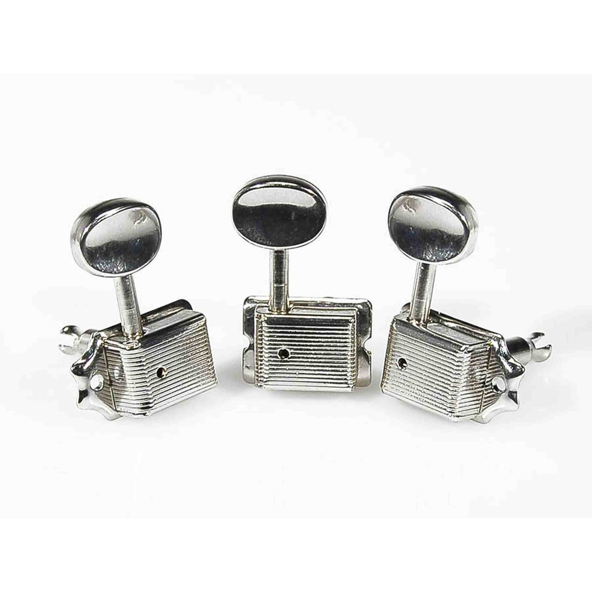 Wilkinson 162-NL Stemmechanieken voor gitaar, vintage F-style, 6x links, nikkel, split as