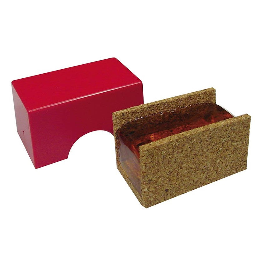 Geipel ROV-077 rosin for violin, clear, oblong, small, in cork