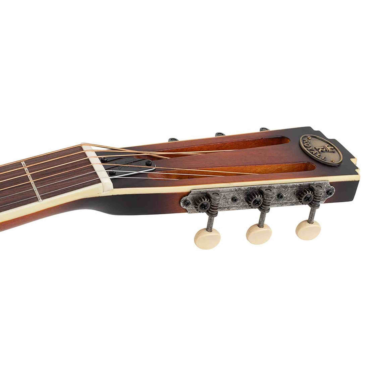 Royall DLT12/DSB Delta Tricone Resonator 12-Fret – Mahonie, Sunburst, Tricone, Softcase