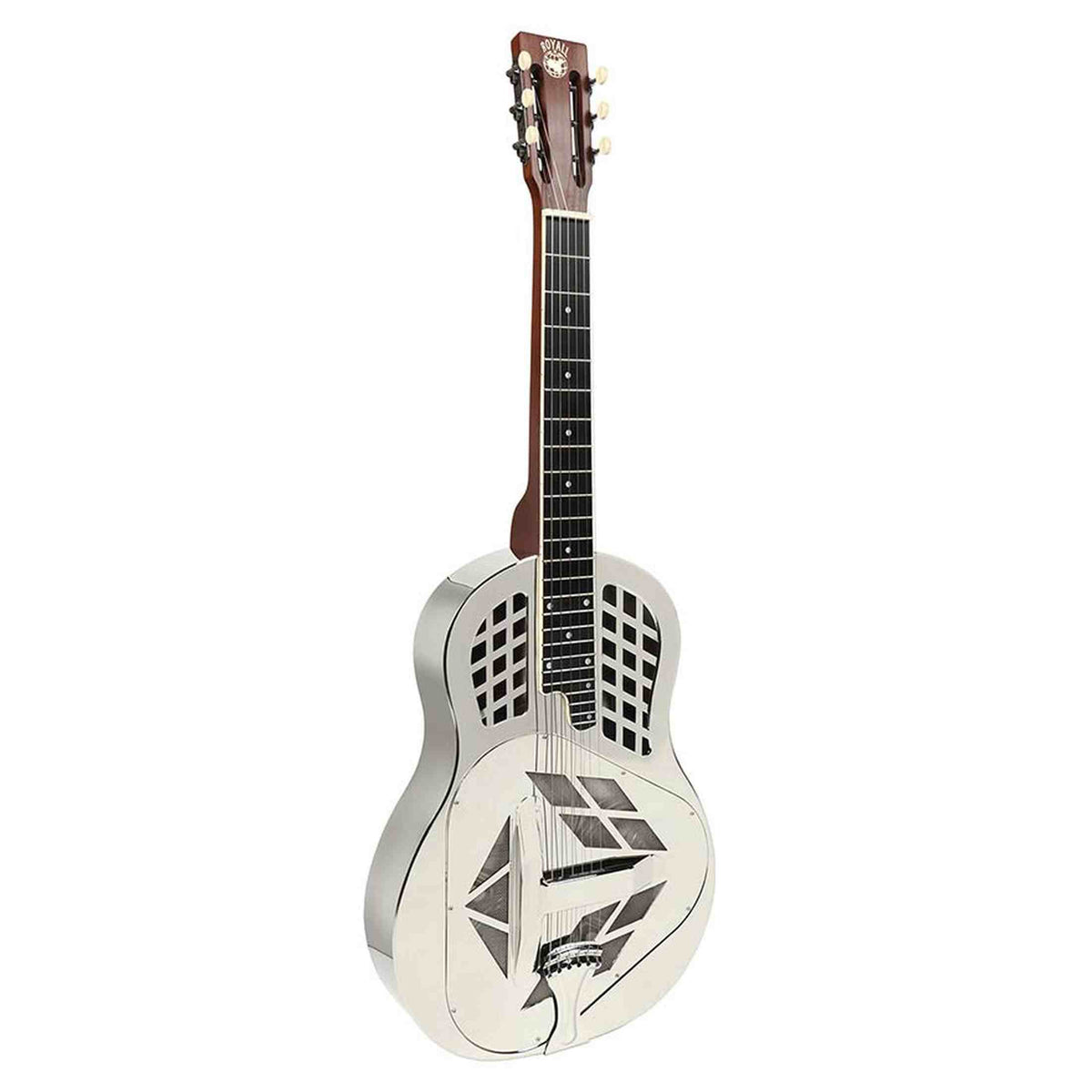 Royall TMP12SQ/NI Tampa Square Tricone Resonator 12-Fret – Bell Brass, Squareneck, Nickel Finish, Softcase