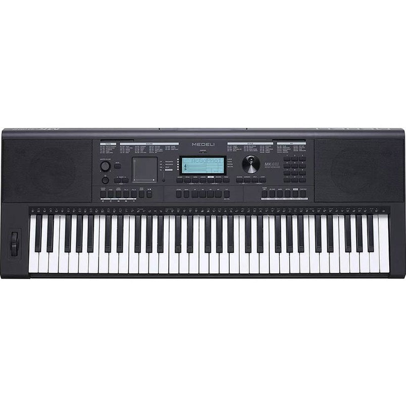Medeli MK401 Keyboard – 61 Aanslaggevoelige Toetsen met Sampler en 600 Klanken
