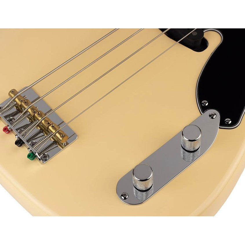 Sire D5 A4/VW Marcus Miller basgitaar 4 snarig passief elzen vintage white