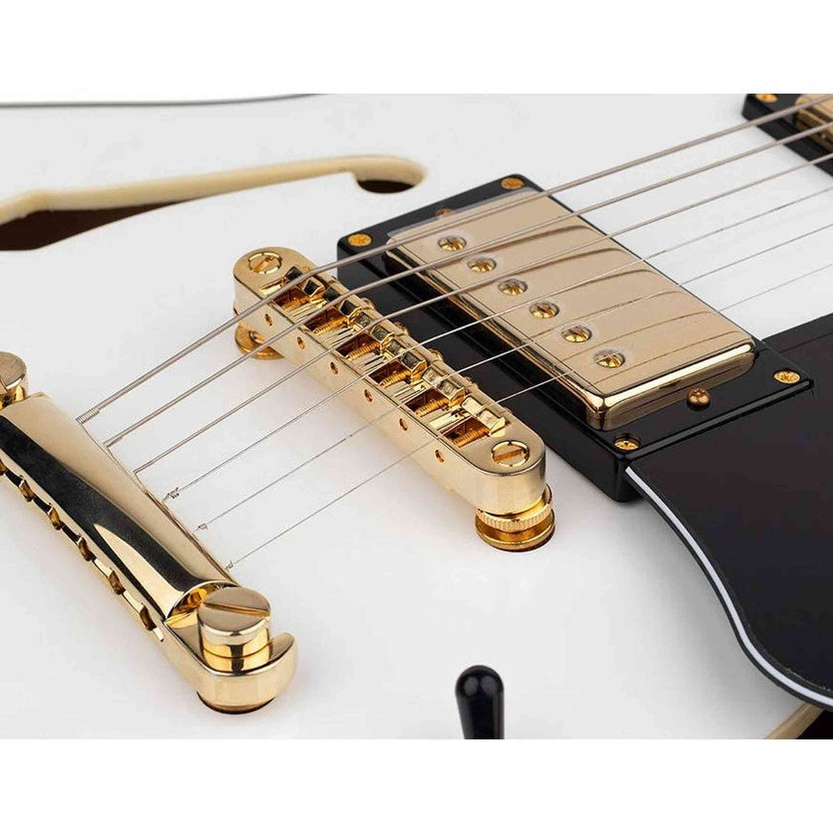 Sire Guitars H7/WH Elektrische archtop gitaar wit