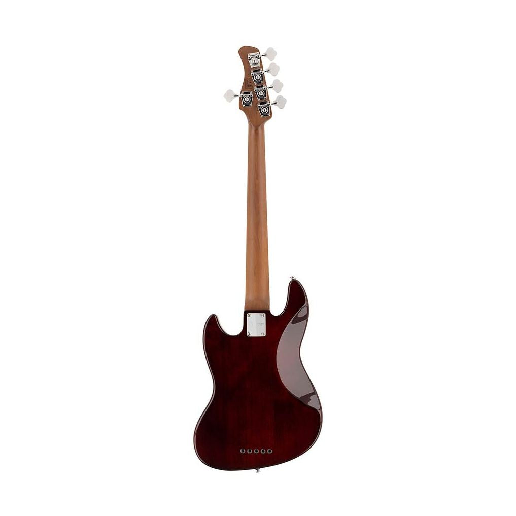 Sire V5 A5F/TS Marcus Miller Fretless 5-snarige Basgitaar Tobacco Sunburst