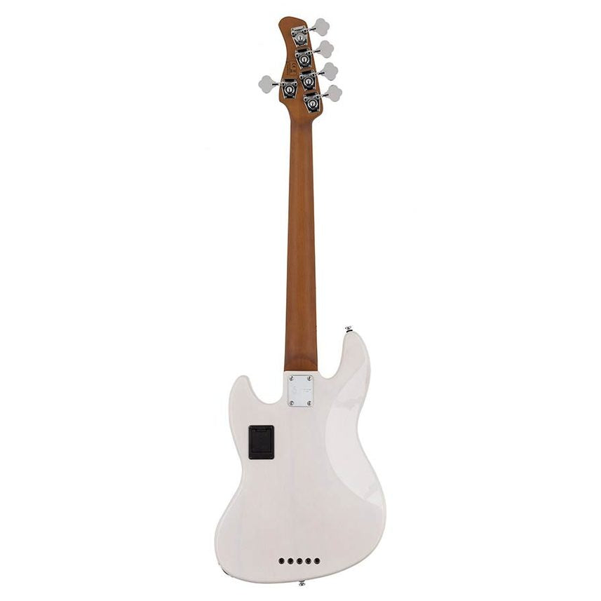 Sire V8 S5/WB Marcus Miller swamp ash 5-snarige actieve basgitaar White Blonde