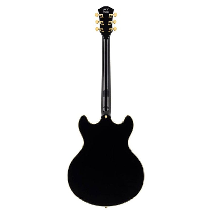 Sire Guitars H7V/BK Elektrische archtop gitaar met P90s zwart