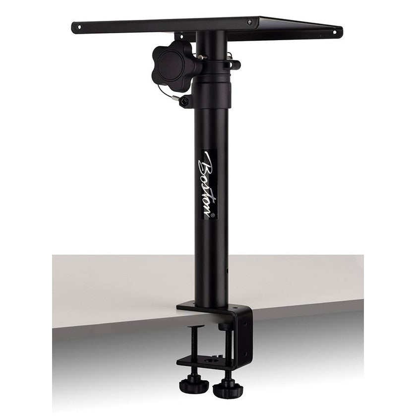 Boston BS-047-BK luidsprekerstatief bureau stand met klem