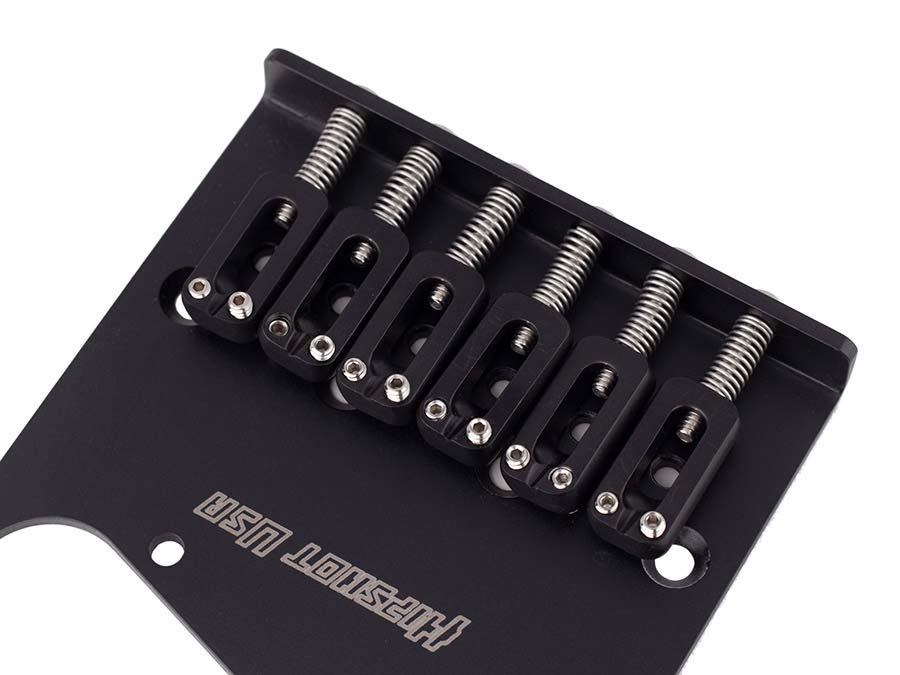 Hipshot HS4410046B Telecaster Retrofit Brug – 6 Zadels Zwart