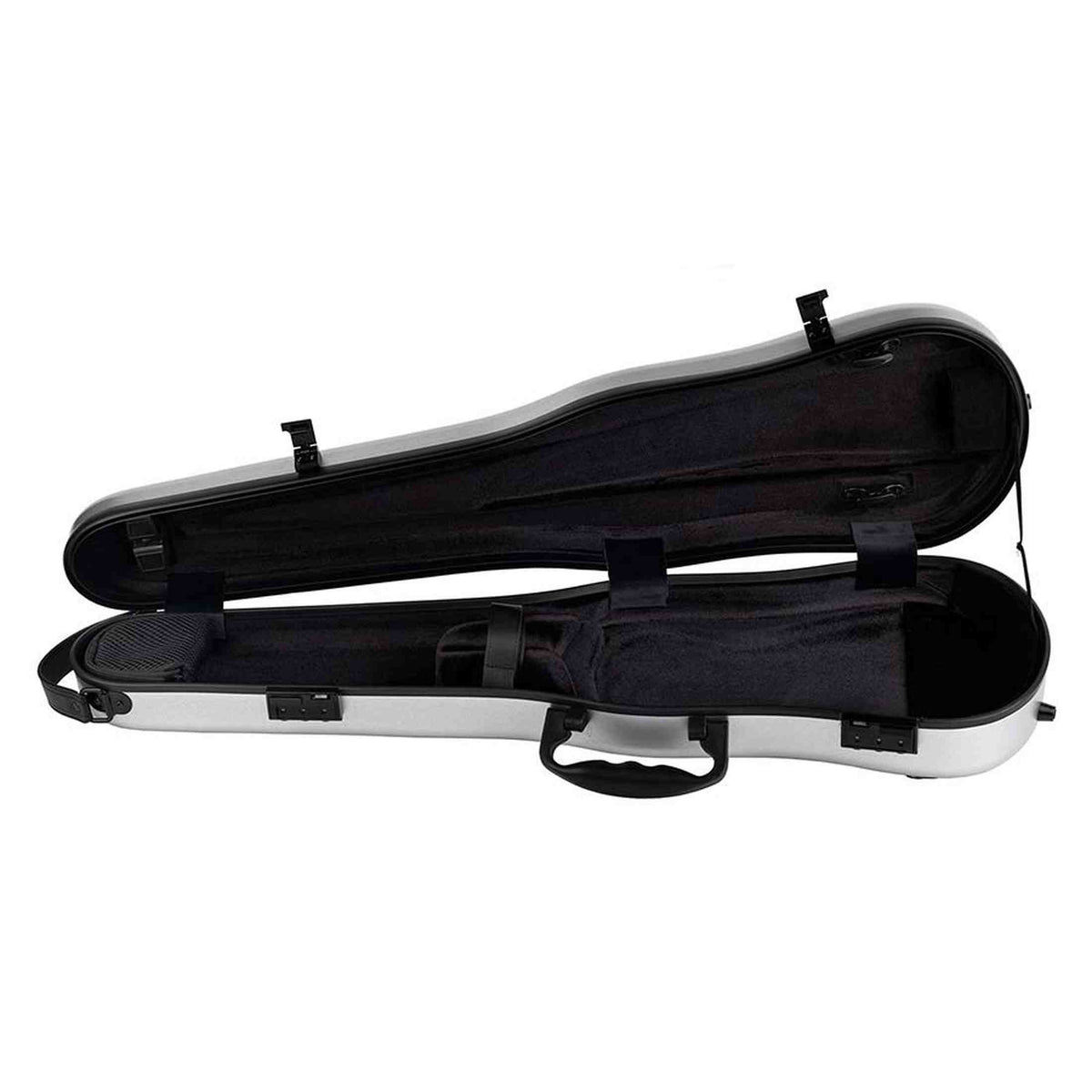 Leonardo VC-70-SL Pro Series vioolkoffer 4/4 shaped zilver