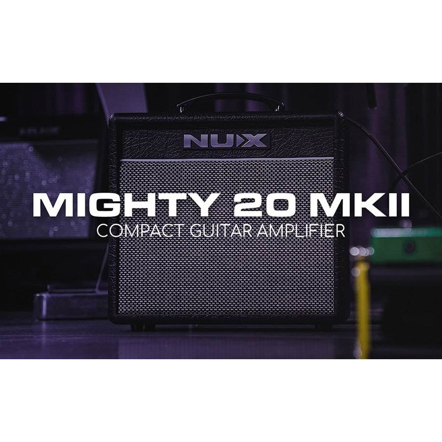 NUX MIGHTY-20MK2 20 watt Mighty Series gitaarversterker met DSP, Looper, Tuner, Amp modeling