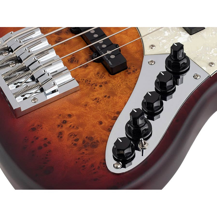 Sire V7 SR5/TSS Marcus Miller Reissue swamp ash 5-snarige actieve basgitaar Tobacco Sunburst Satin
