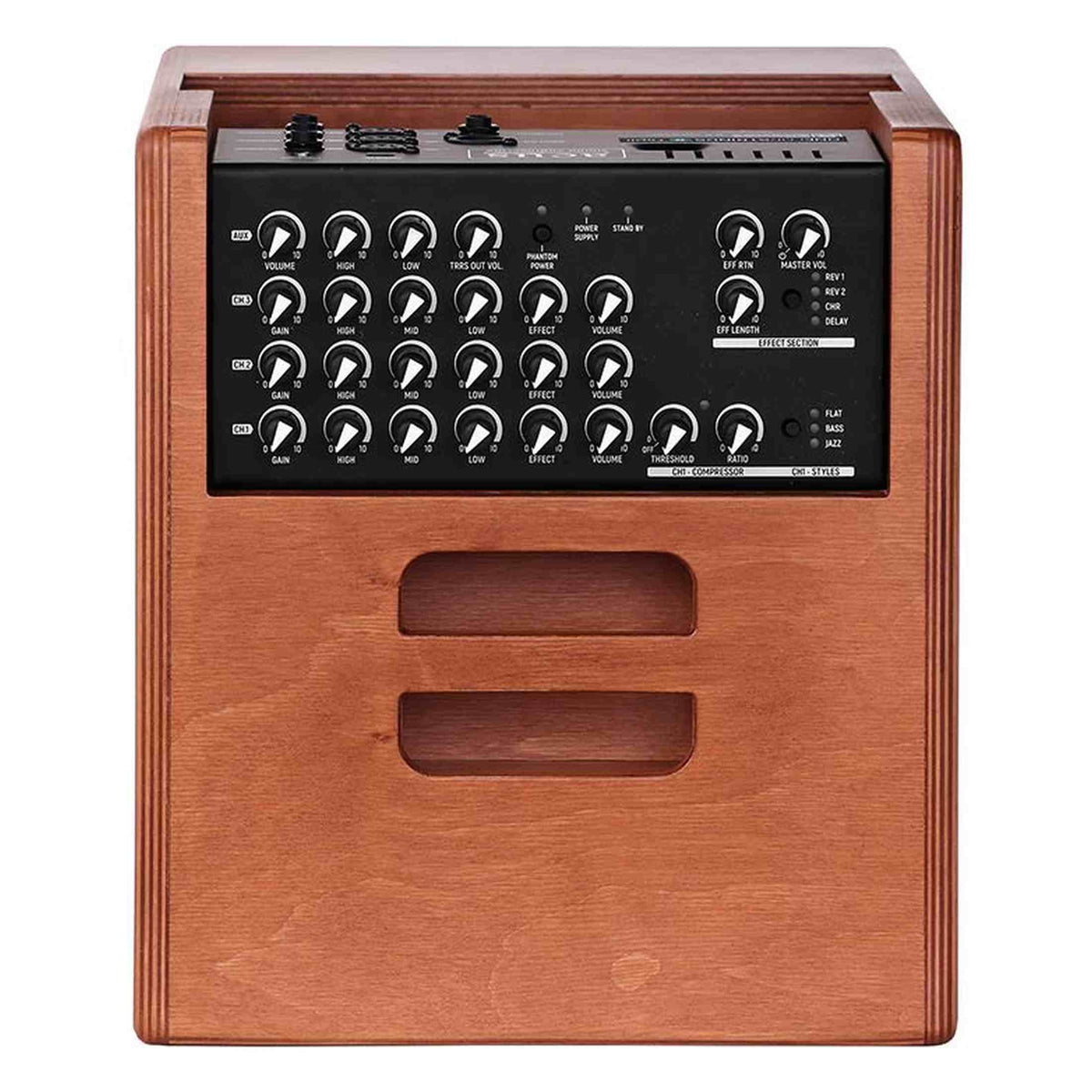 Acus ONE-8F akoestische instrumentenversterker 140W 3 kanalen naturel