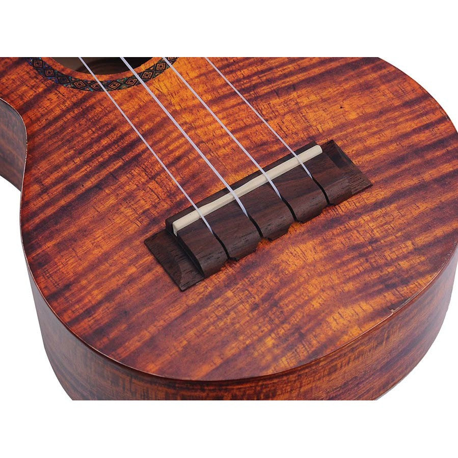 Mahalo MA1KA Artist Elite Series Soprano Ukulele Flame Koa