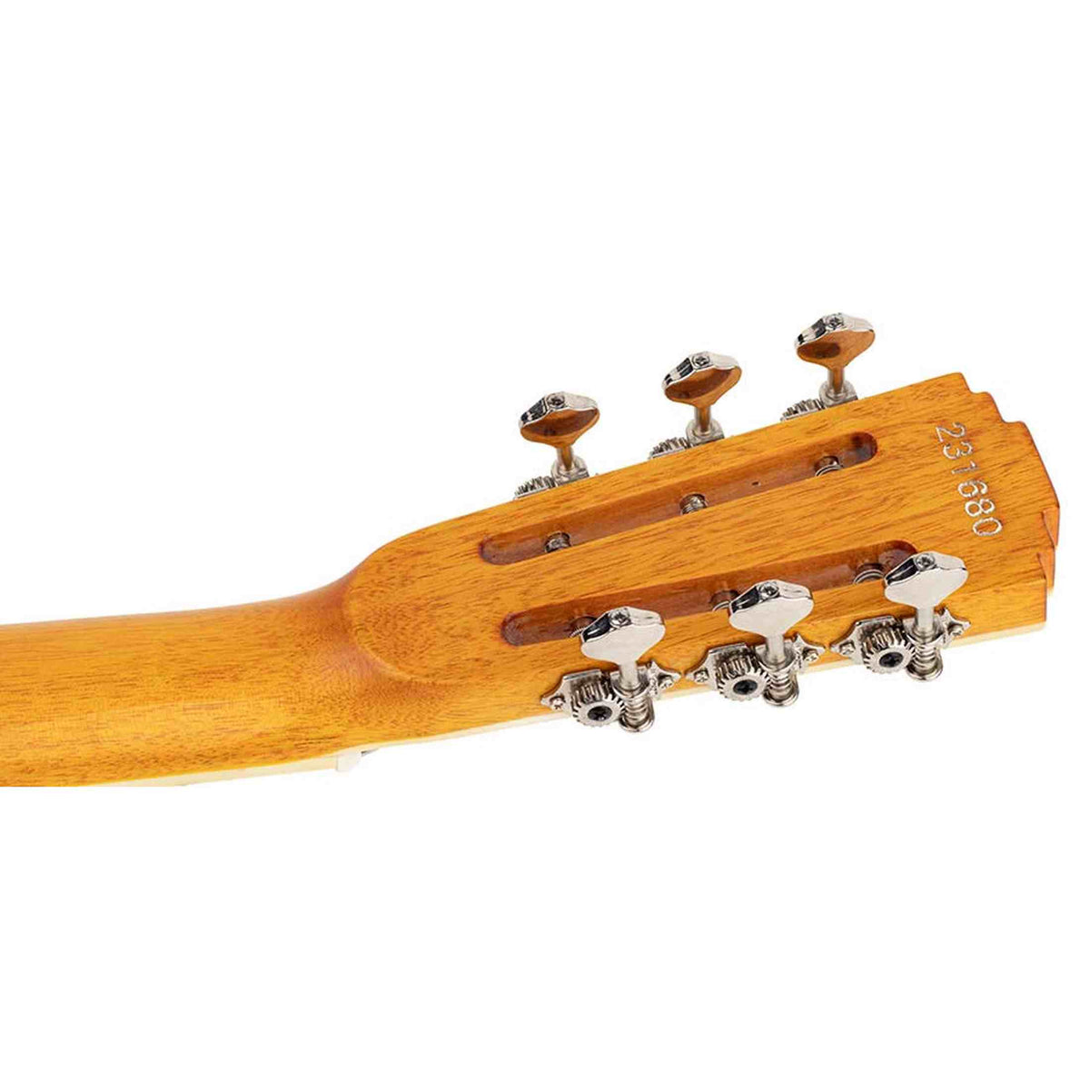 Royall KOA12DS Tricone Resonator 12-Fret – Hawaïaans Koa, Cutaway, Humbucker + Undersaddle Pickup, Softcase