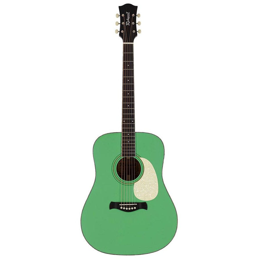 Richwood HSD-55-GN Heritage Series dreadnought akoestische westerngitaar mint groen