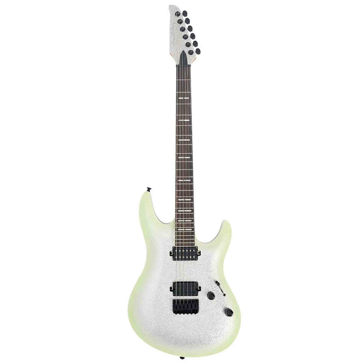 Sire Y5/SPS Larry Carlton elektrische gitaar – alder body, HH-configuratie, Silver Sparkle