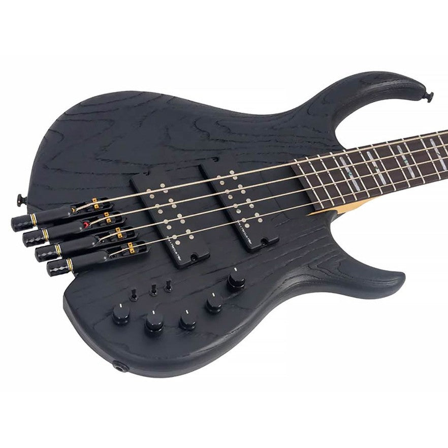 Sire M6H 4/BKS Marcus Miller M6 Series headless actieve basgitaar sandblasted black