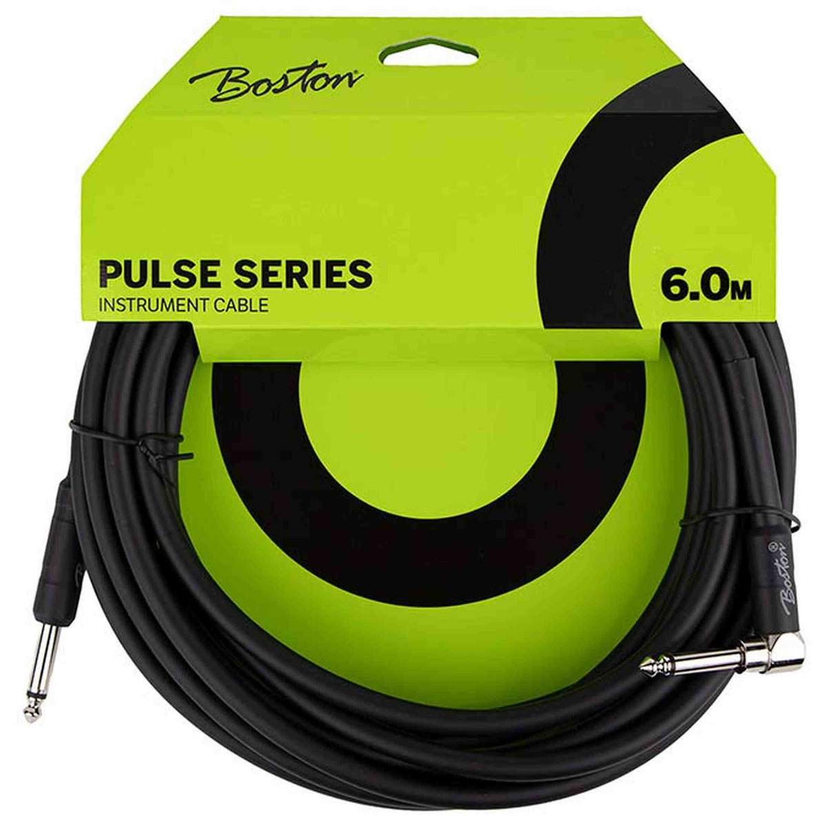 Boston GCP-60A Pulse Series instrumentkabel jack–haakse jack 6 meter