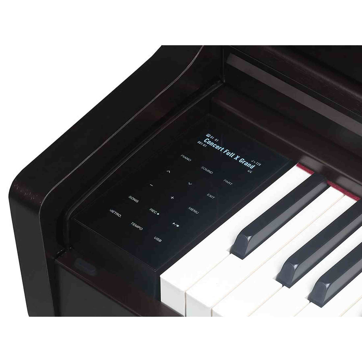 Medeli UP405E/RW Forte Series digitale piano – 88 toetsen, G3P klavier, 4 x 25W, rosewood satin