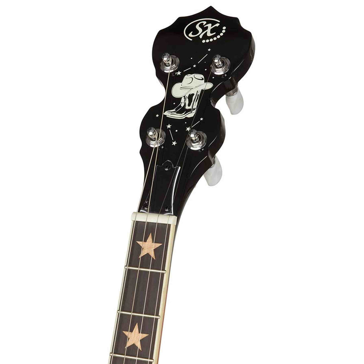 SX BJ554PVS 550 Series Tenor Banjo - 4-snarig, Vintage Sunburst