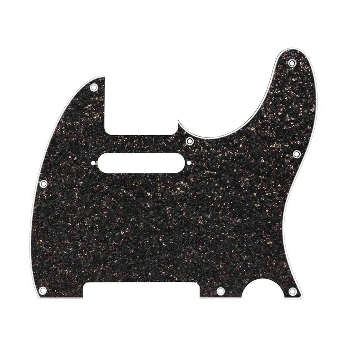 Fender 0992186001 Telecaster Pickguard SS Dark Gray Sparkle Hybrid Glass/Glitter
