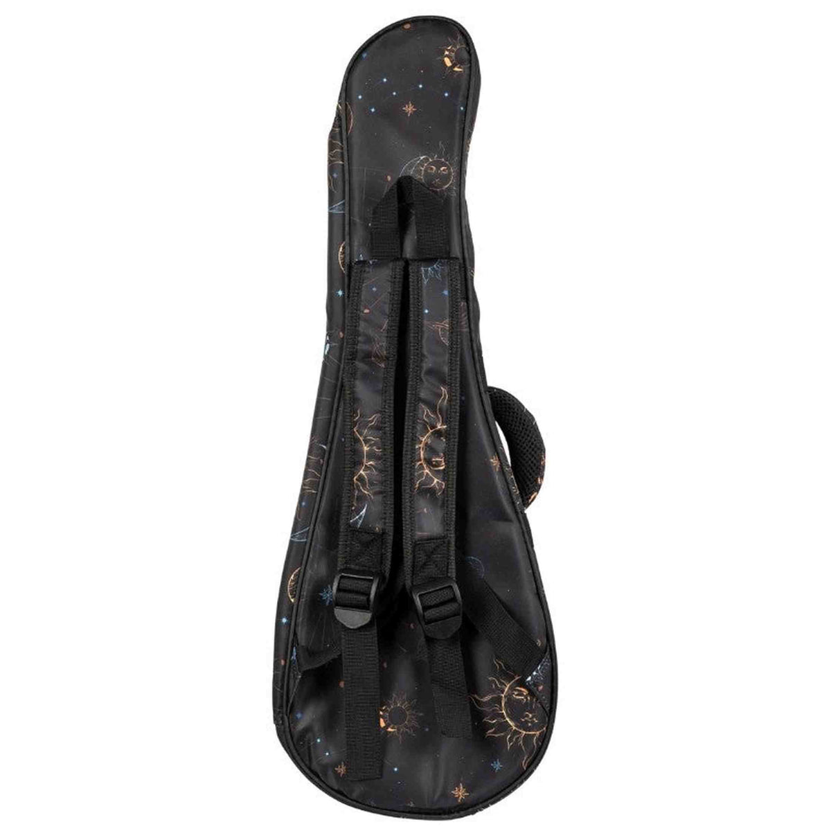 Flight FUB-C-GALAXY Gevoerde Gigbag voor Concert Ukulele met Galaxy Design en Accessoirevak