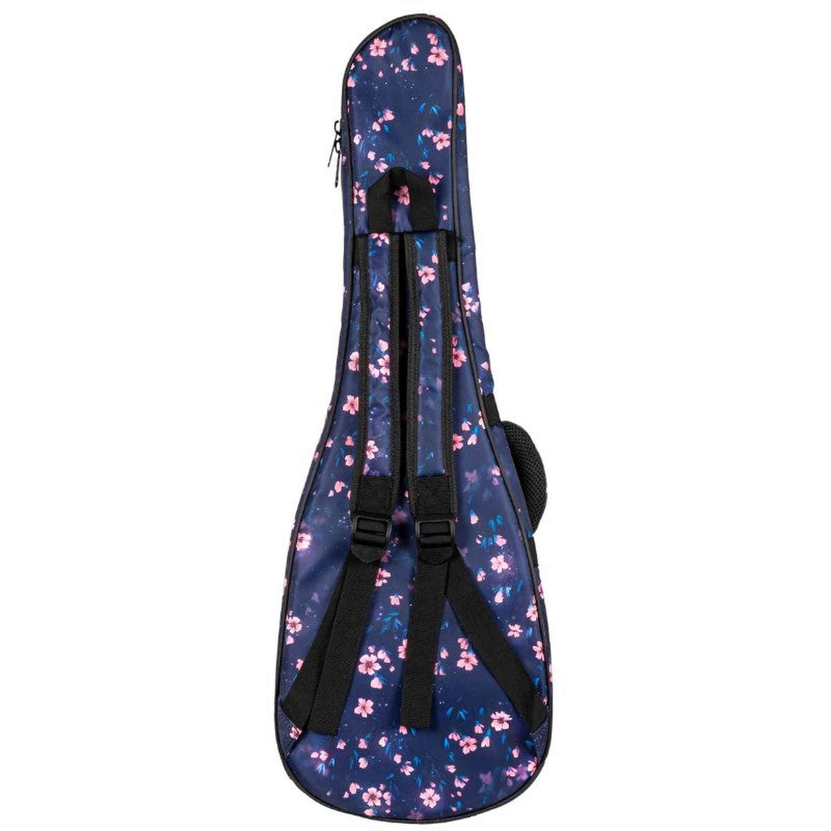 Flight FUB-B-SAKURA Gevoerde Gigbag voor Baritone Ukulele met Sakura Design en Accessoirevak