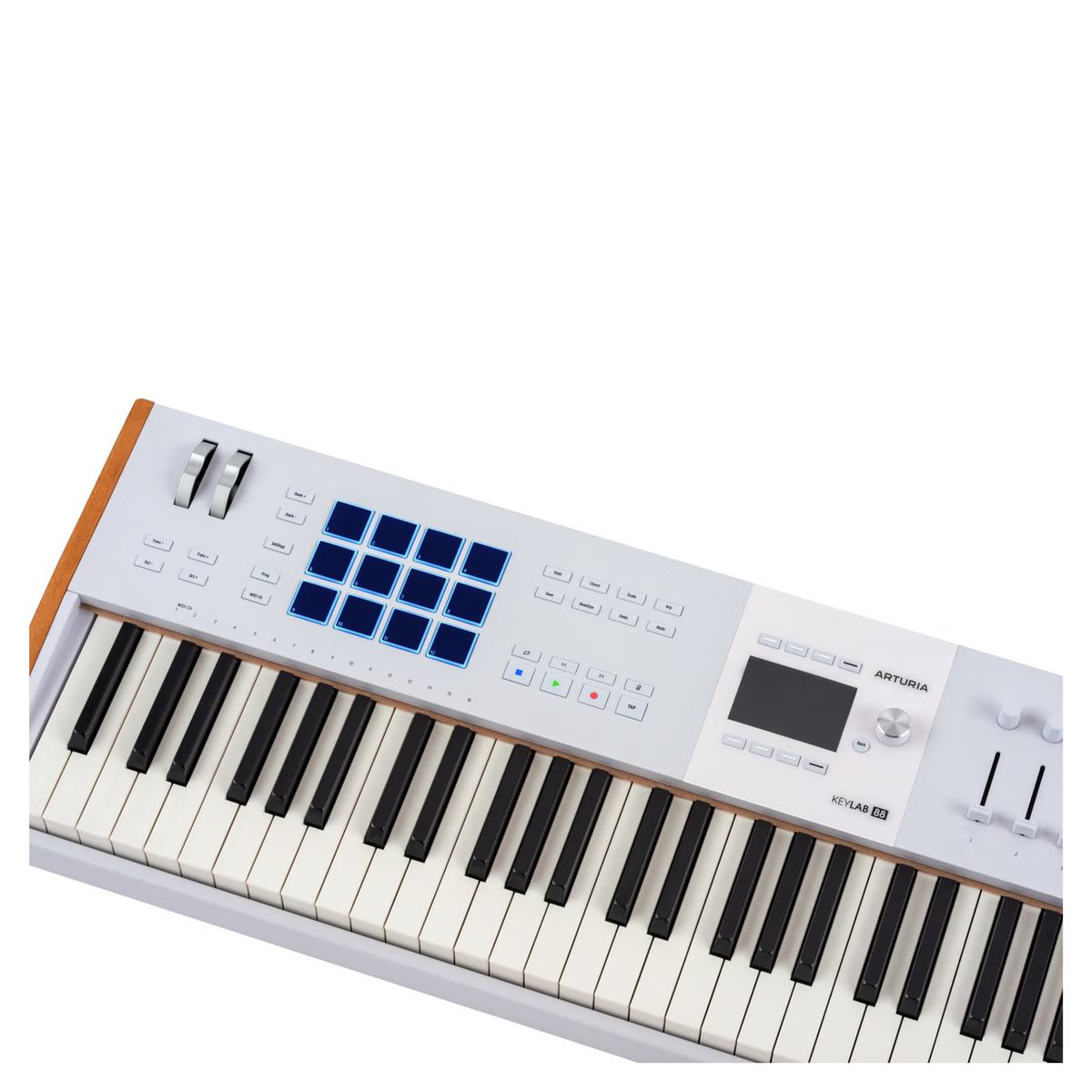 Arturia KeyLab 88 mk3 White – USB/MIDI keyboard 88 hammer-action toetsen en uitgebreide softwarebundel