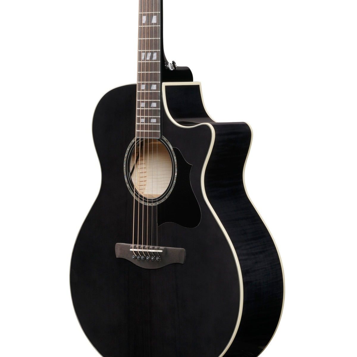 Ibanez AE170 TBK elektrisch akoestische westerngitaar Transparent Black