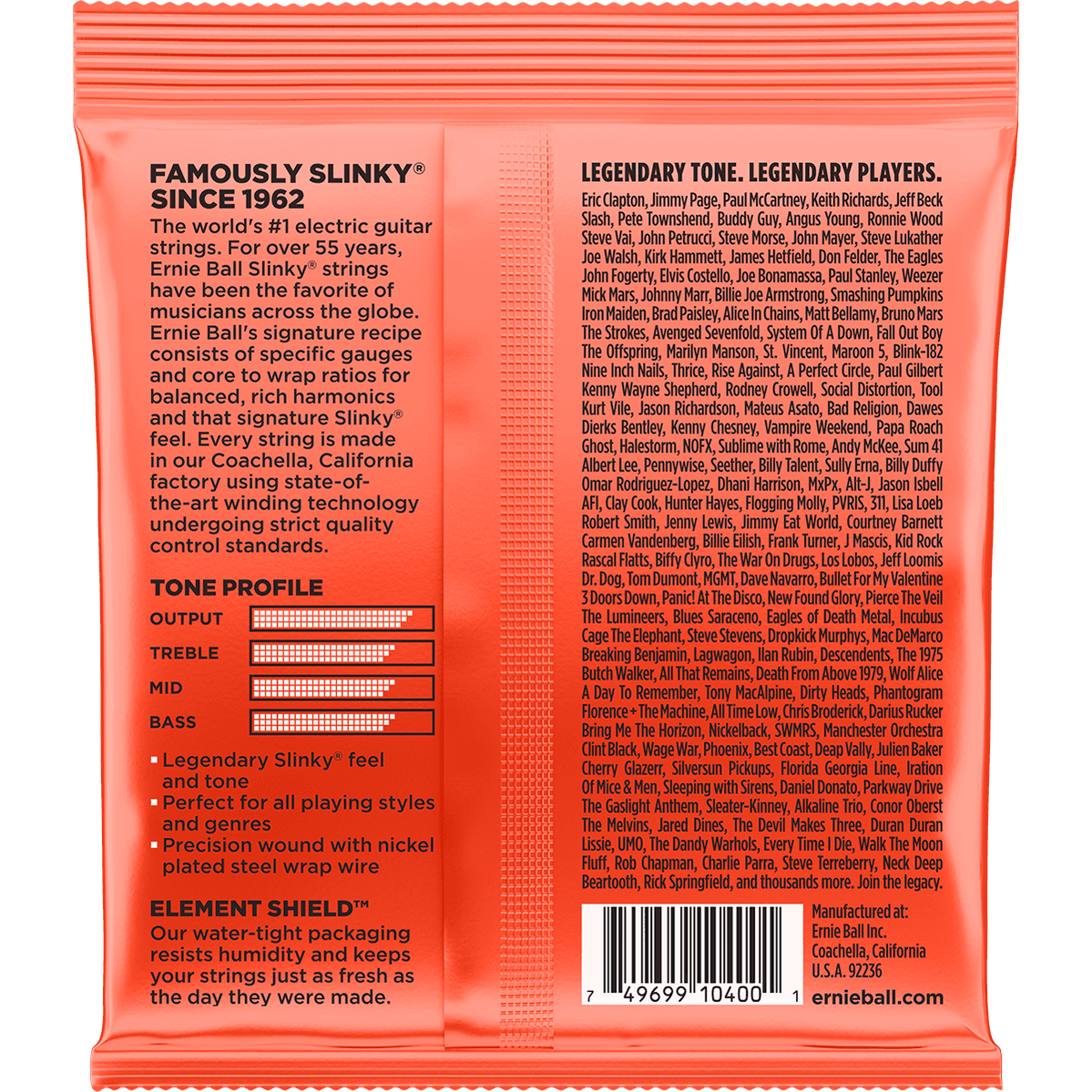 Ernie Ball 2615 Skinny Top Heavy Bottom elektrische gitaarsnaren 7-snarig 010-062