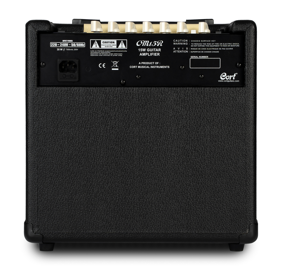 SX LG2ASHNA Lapsteel Gitaar Set met Cort CM15RBK 15W Versterker 8 inch Reverb Zwart