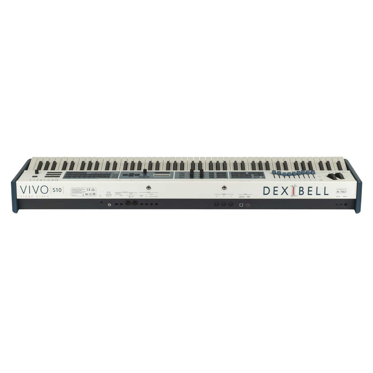 Dexibell VIVO S10 Stage Piano 88 toetsen Hammer Action, gemotoriseerde drawbars, Bluetooth MIDI en audio