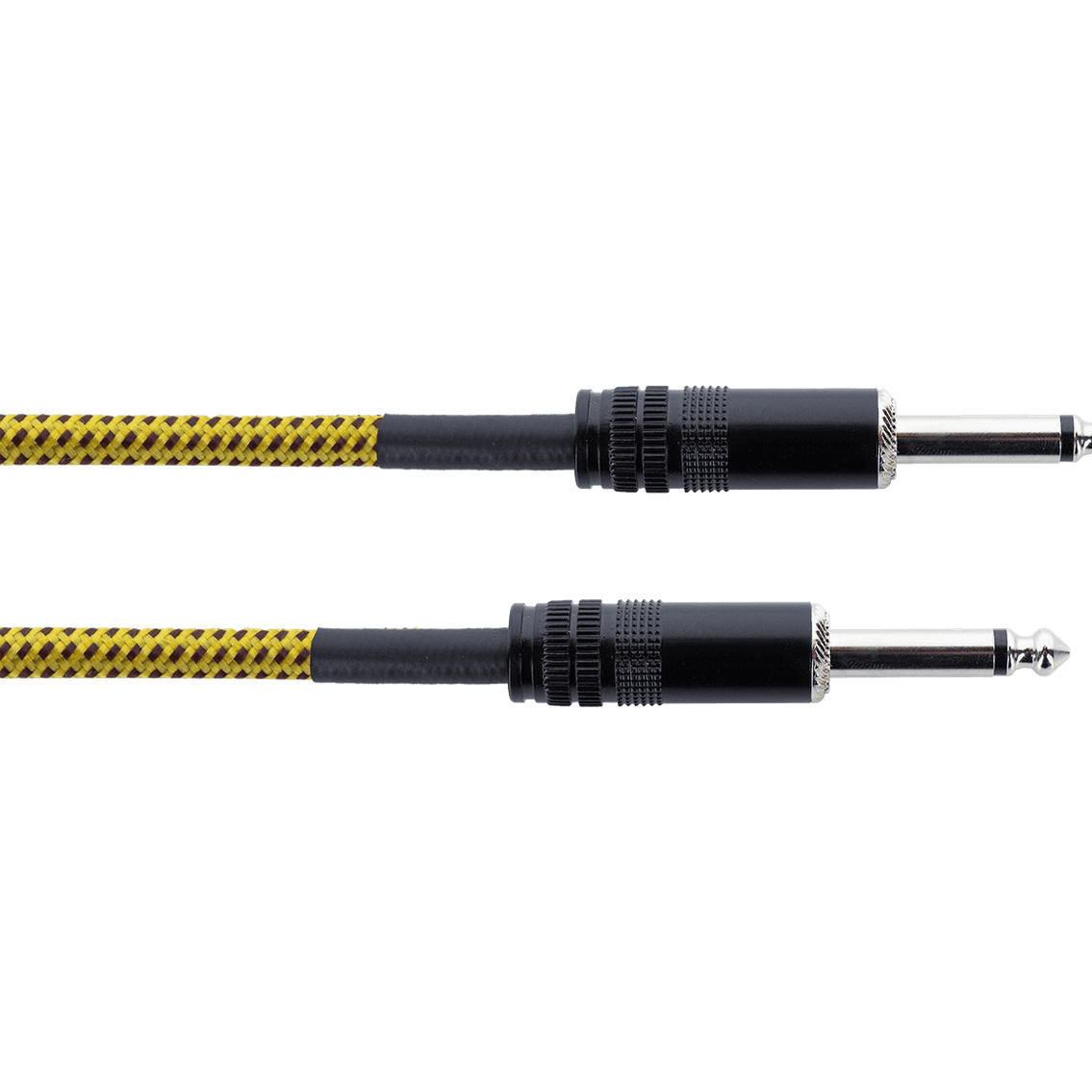 Cordial EL PP TWEED YE Elements Instrumentenkabel 6.3 mm Jack geel
