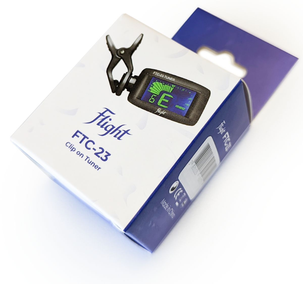 Flight FTC-23 Clip-On Chromatische Ukulele Tuner voor Gitaar, Bas en Ukelele