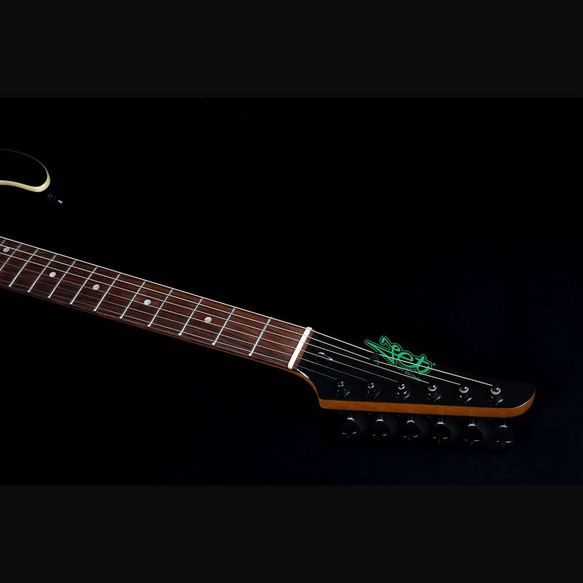 Jet Guitars JS-450 TGRR elektrische gitaar - Transparant Groen