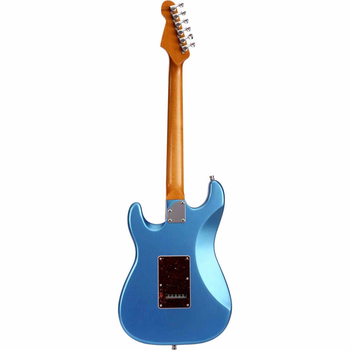 Patina PS-3 LPB S-style Elektrische Gitaar SSS Alnico V Nitro Paulownia Body Roasted Maple Hals Lake Placid Blue