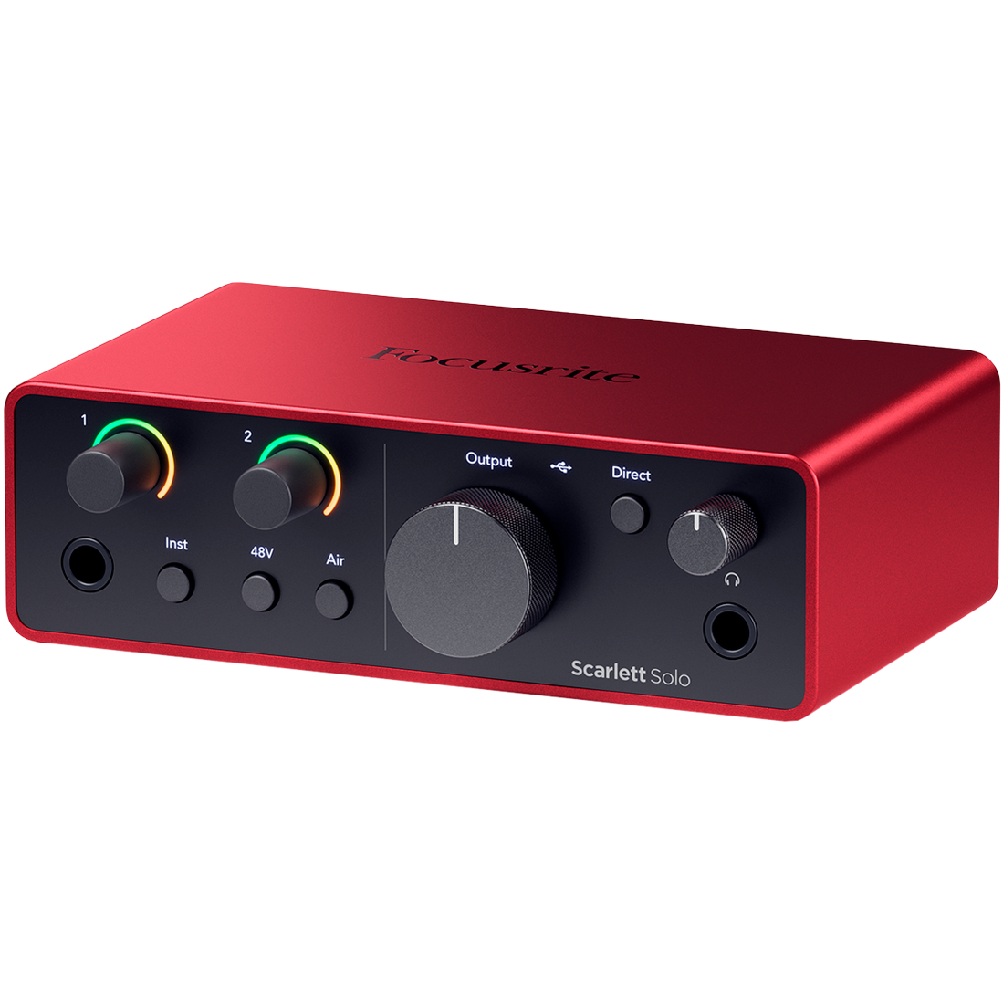 Focusrite Scarlett Solo Studio 4th Gen – Opnamebundel met Audio Interface, Microfoon en Studiohoofdtelefoon