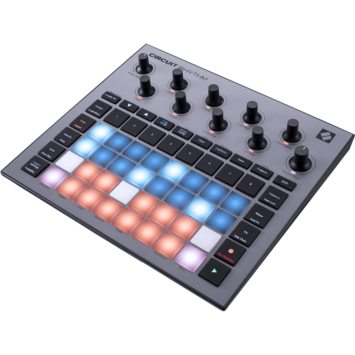 Novation Circuit Rhythm – Sampler & Sequencer met 8 Tracks en Effecten