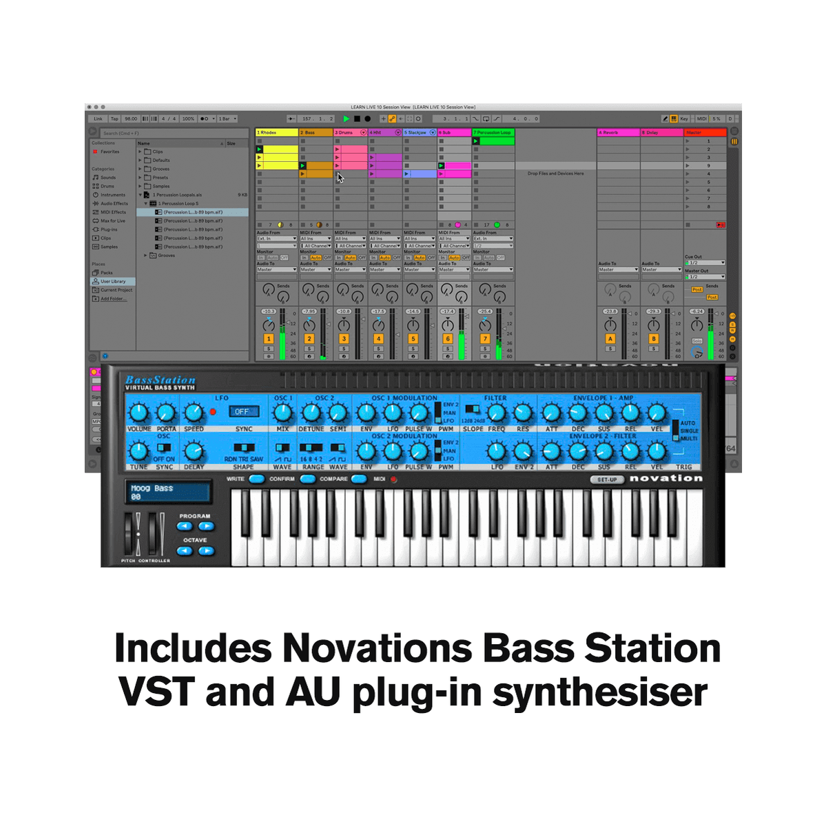 Novation MiniNova 37-Toets Synthesizer met Vocoder, Arpeggiator en UltraNova Sound Engine
