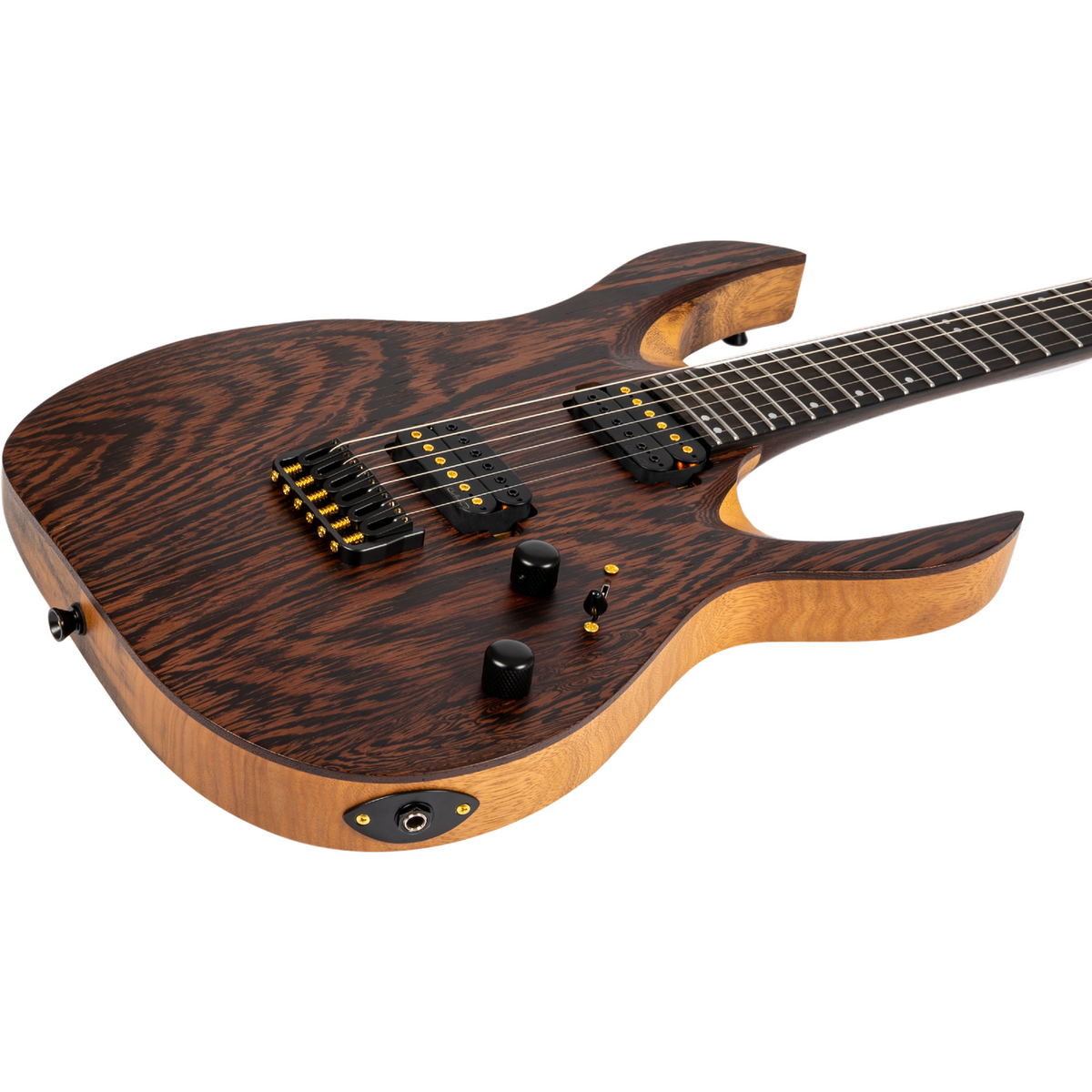 Spira S-1000 PRO Black Limba body, Wenge top, Ebony toets, Villain PRO pickups