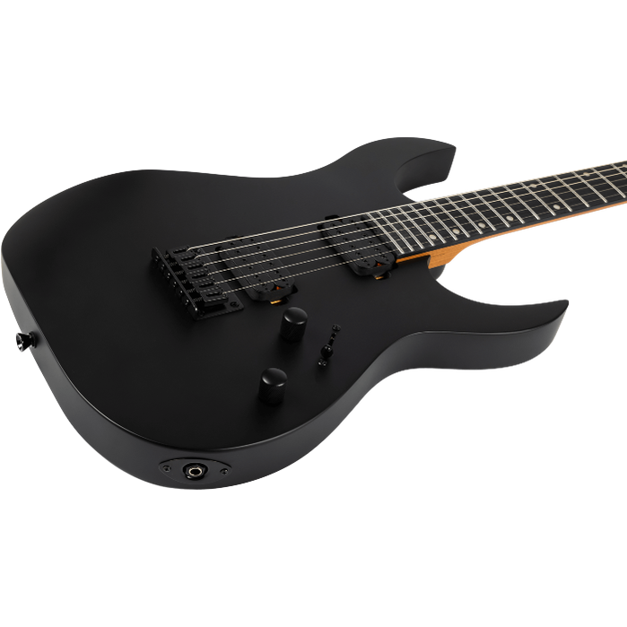 Spira Guitars S-400 MBK Satin Black elektrische gitaar