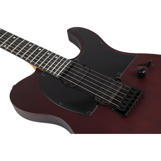 Spira Guitars T-400 MWR Satin Wine red elektrische gitaar