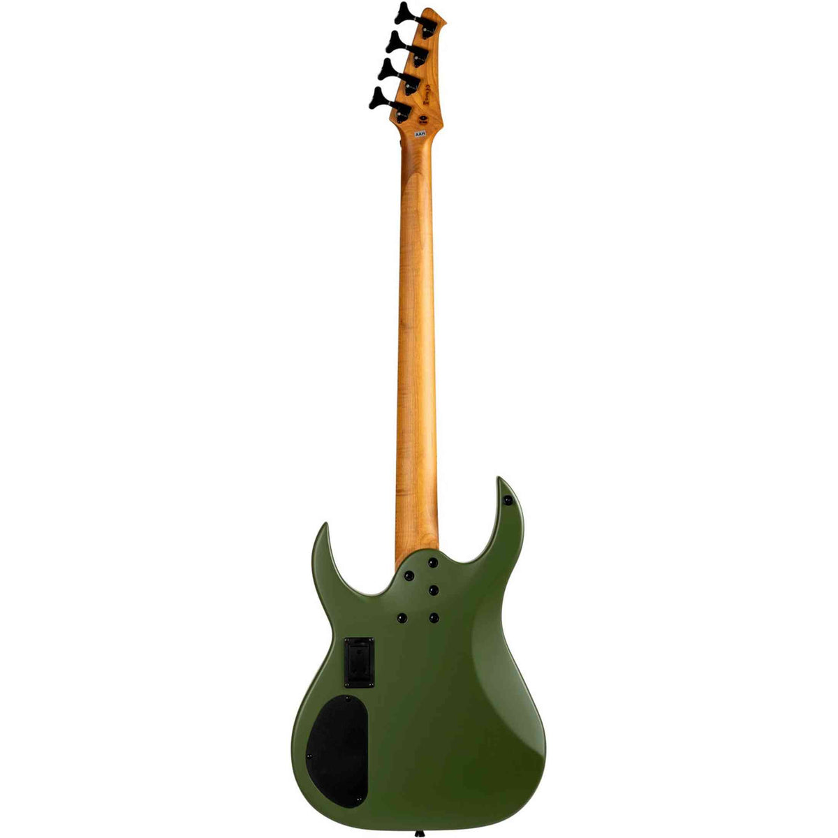 Spira B-400 MGR 4-String Elektrische Bas Actieve Villain Soapbar Pickups Roasted Poplar Satin Dark Green