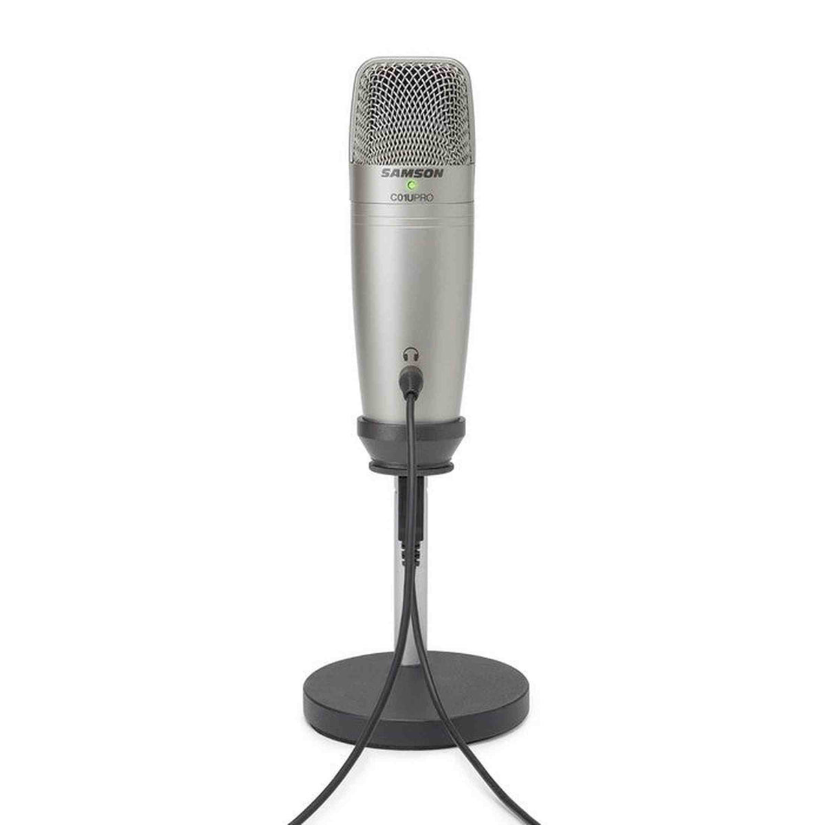 Samson C01U Pro Podcasting Set USB condensatormicrofoon met studio-headphones, statief en koffer Profile USB microfoon voor podcast, gaming streaming set kopie